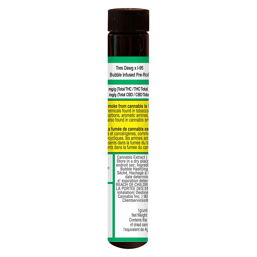Préroulé infusé à l’eau Tres Dawg × I-95 - 