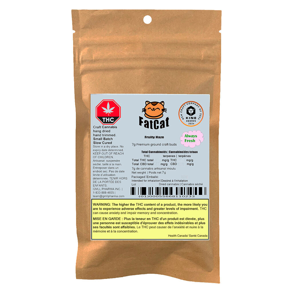 Fruity Haze - Premium Craft Buds Grind - 