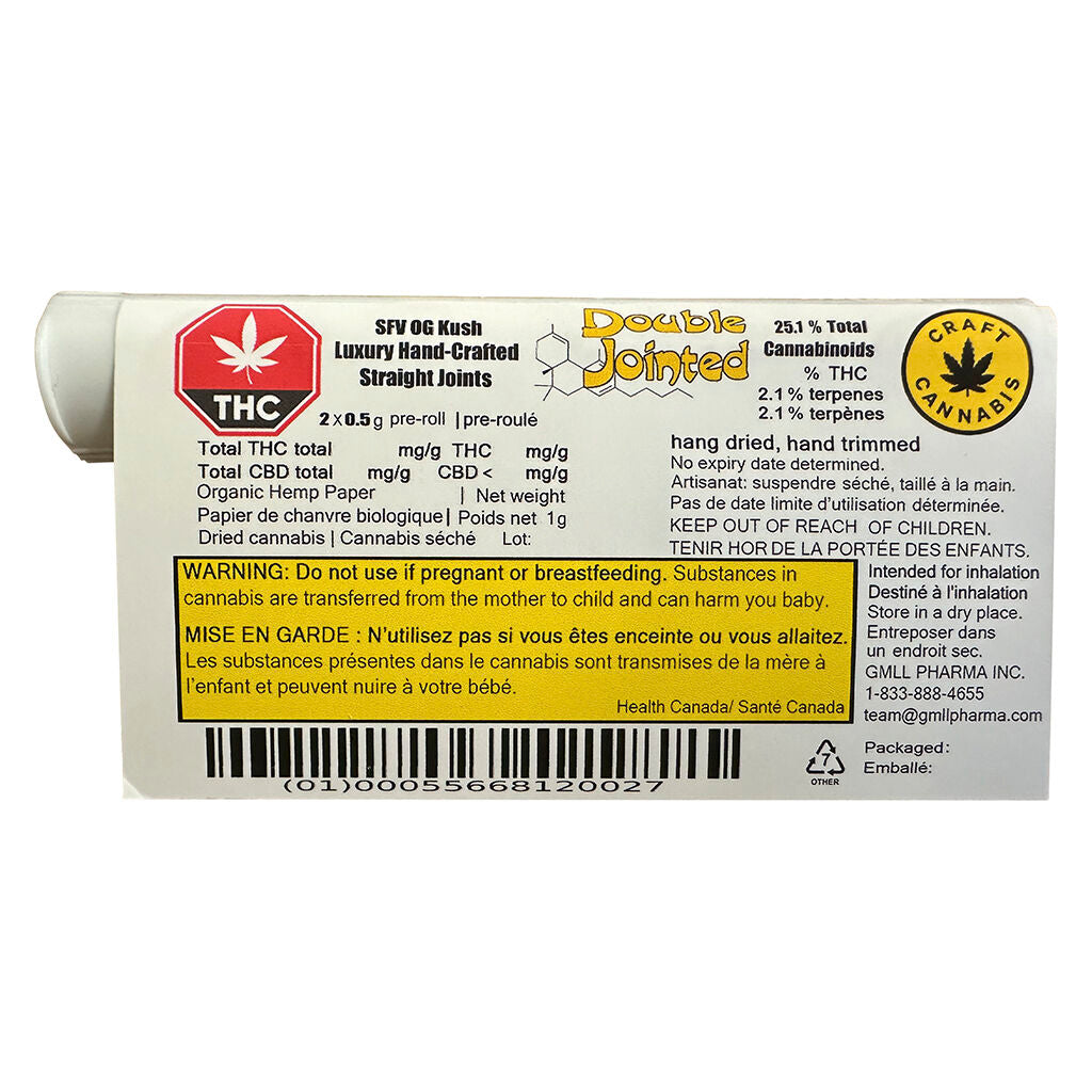 SFV OG Kush - Joints droits de luxe fabriqués à la main - 