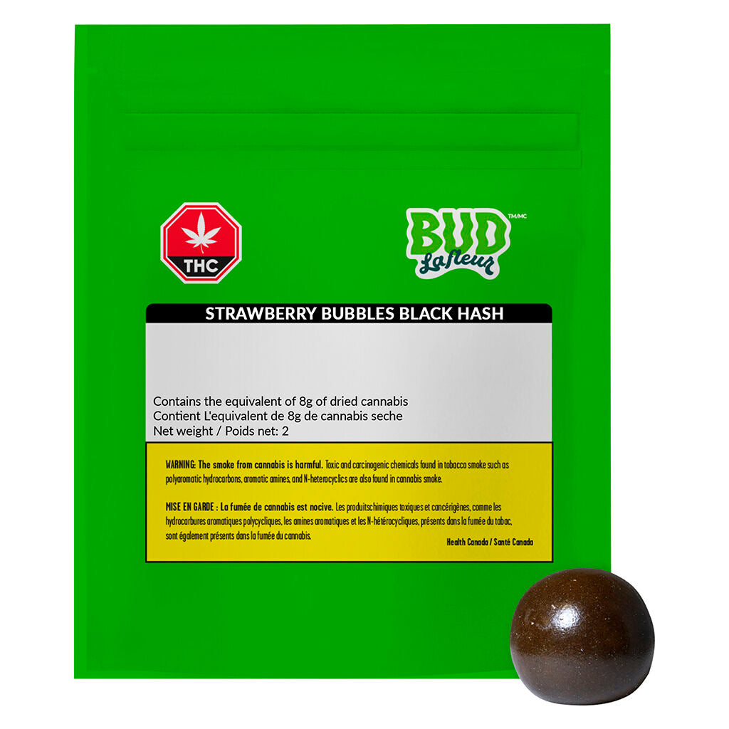 Strawberry Bubbles Black Hash - 