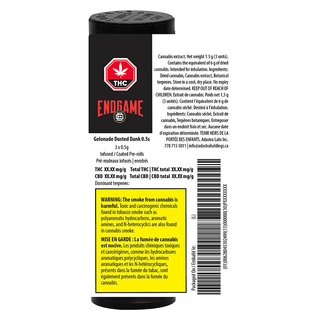 Préroulé infusé Gelonade Dank 0 5s - 