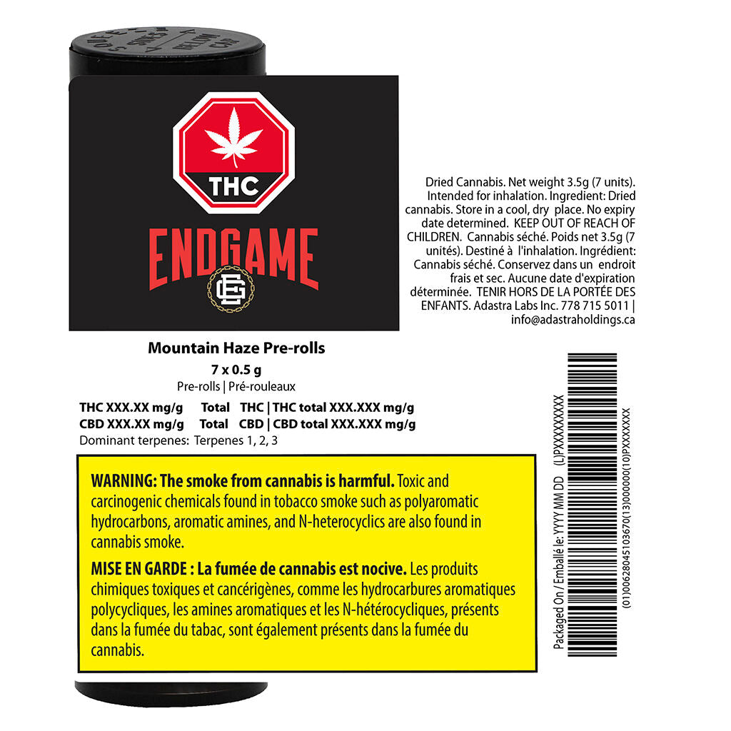 Mountain Haze Pre-roll - 