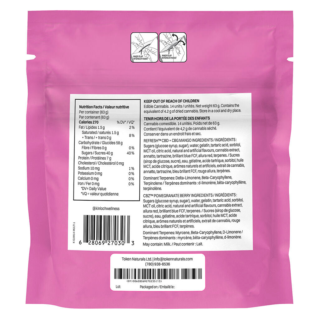 Day & Night Multipack: CBG & CBN Gummy Drops Refresh™+CBZ™ - 