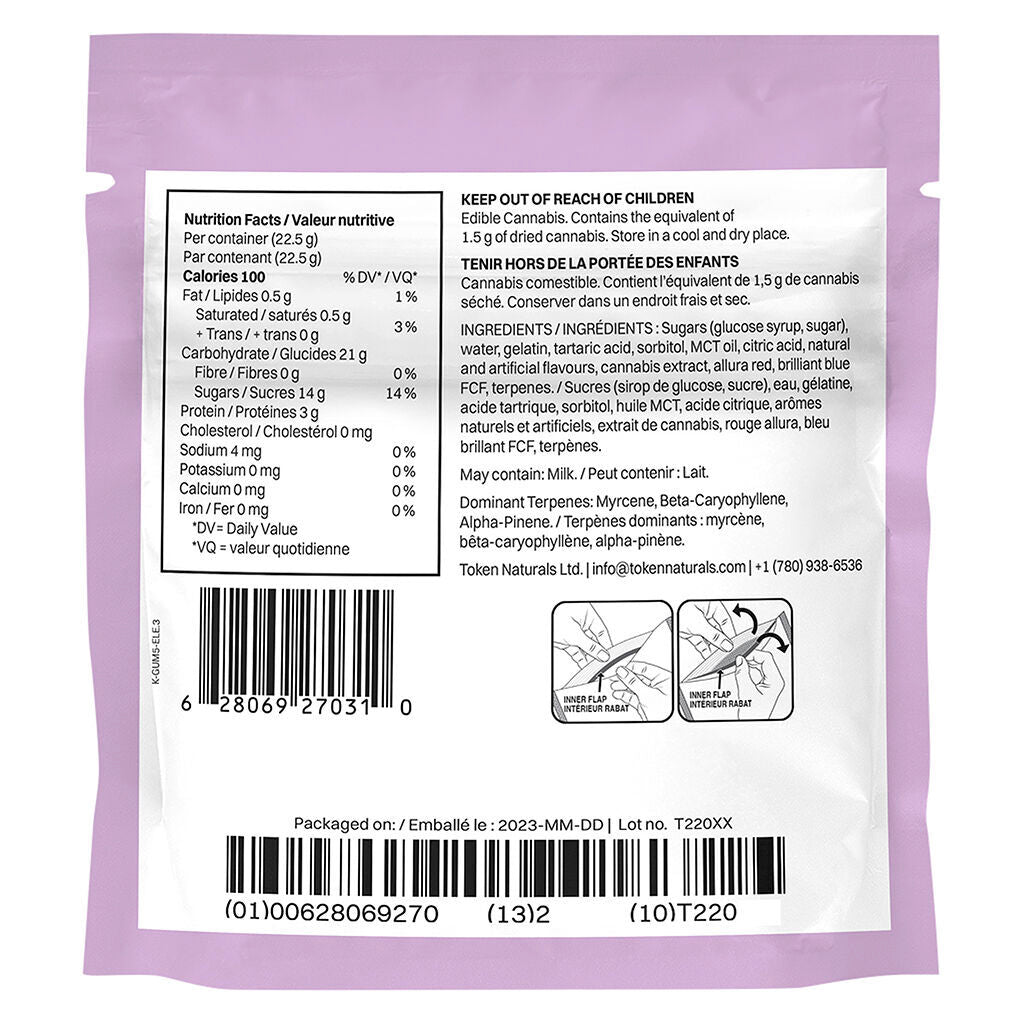 Elevate™ CBD 150 Blackberry Lemon Gummy Drop - 
