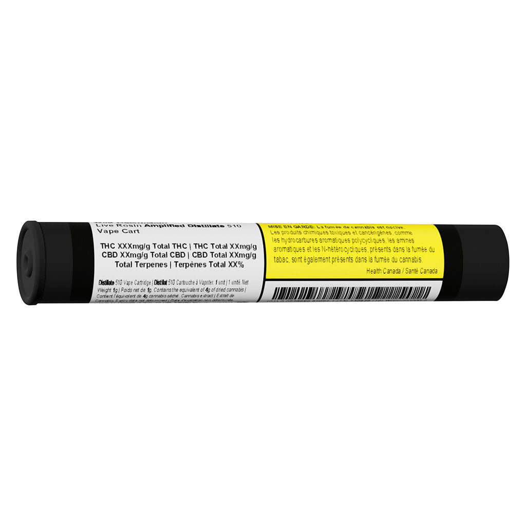 Poppin Peach Colophane vivante AMPLIFIED Distillate 510 Thre - 
