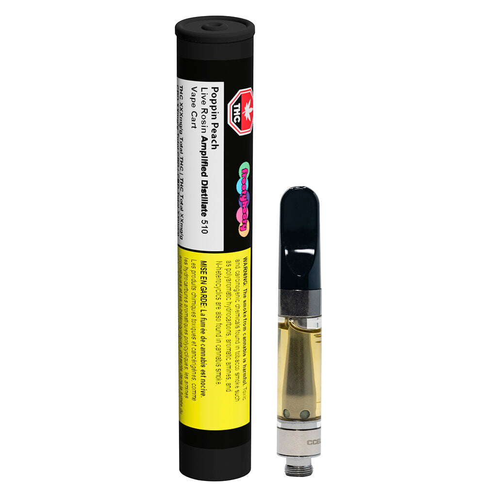 Poppin Peach Colophane vivante AMPLIFIED Distillate 510 Thre - 