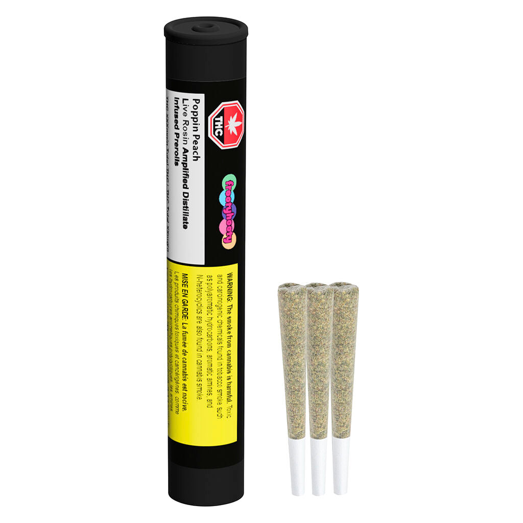 Poppin Peach Colophane vivante AMPLIFIED Distillate Infusé - 