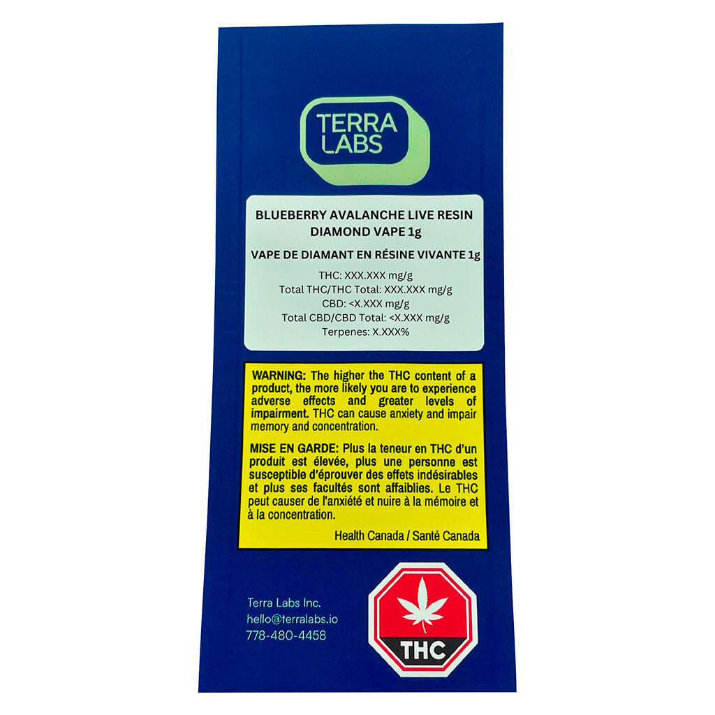 Vapoteuse Blueberry Avalanche damant liquide - 