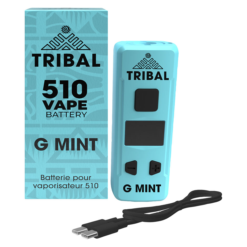 Batterie de cartouche de vapotage à filetage 510 G Mint - 