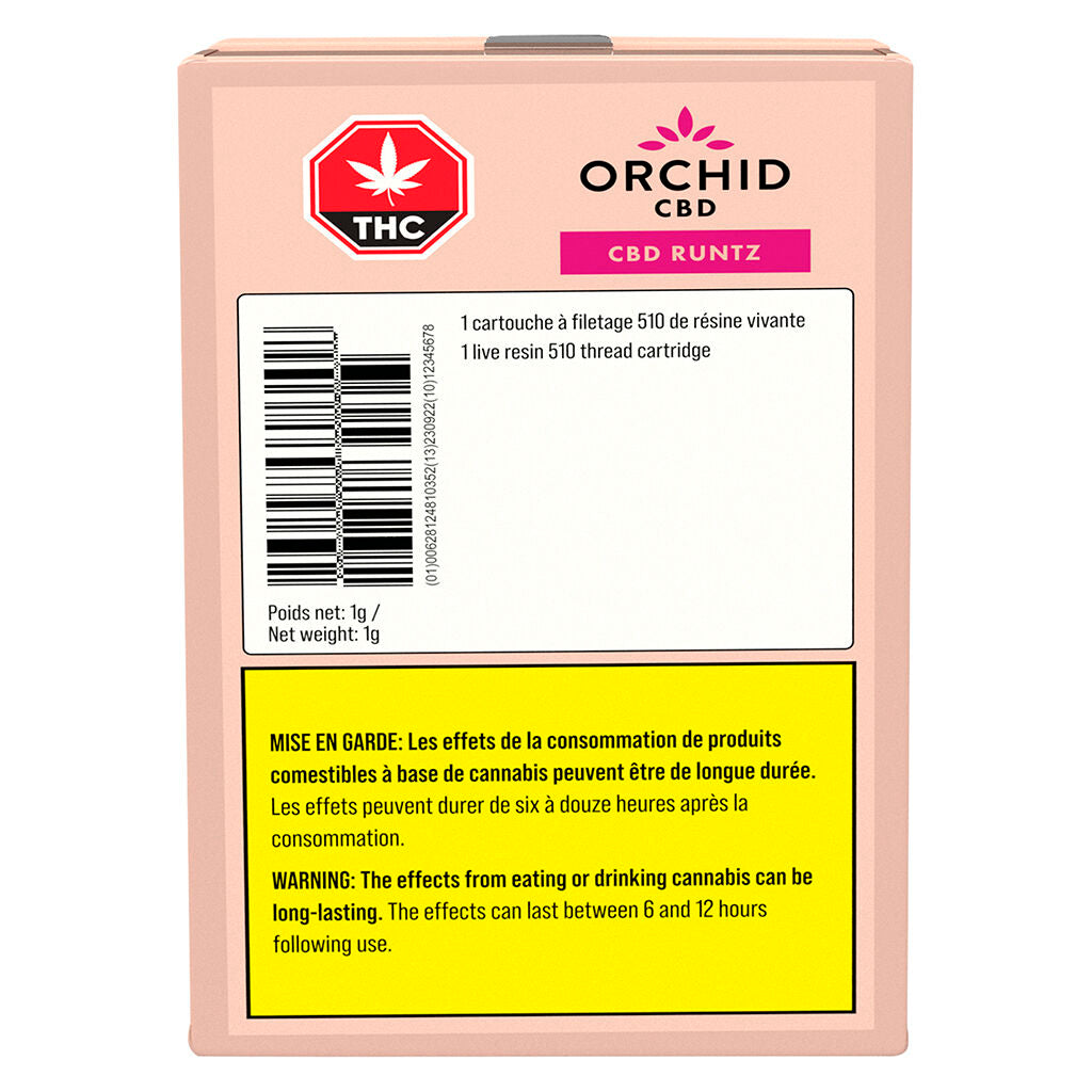 Cartouche à filetage 510 CBD RNTZ  résine vivante - 