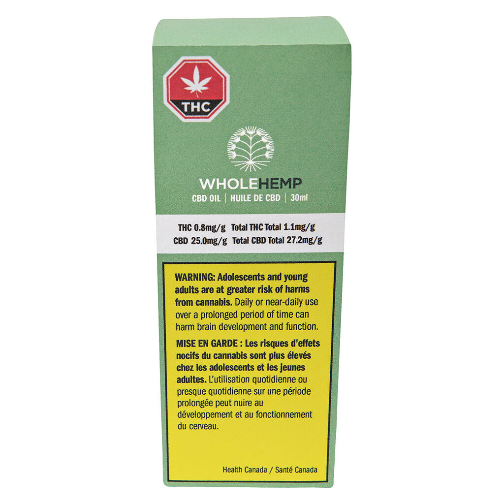 Huile de CBD à spectre complet. - 