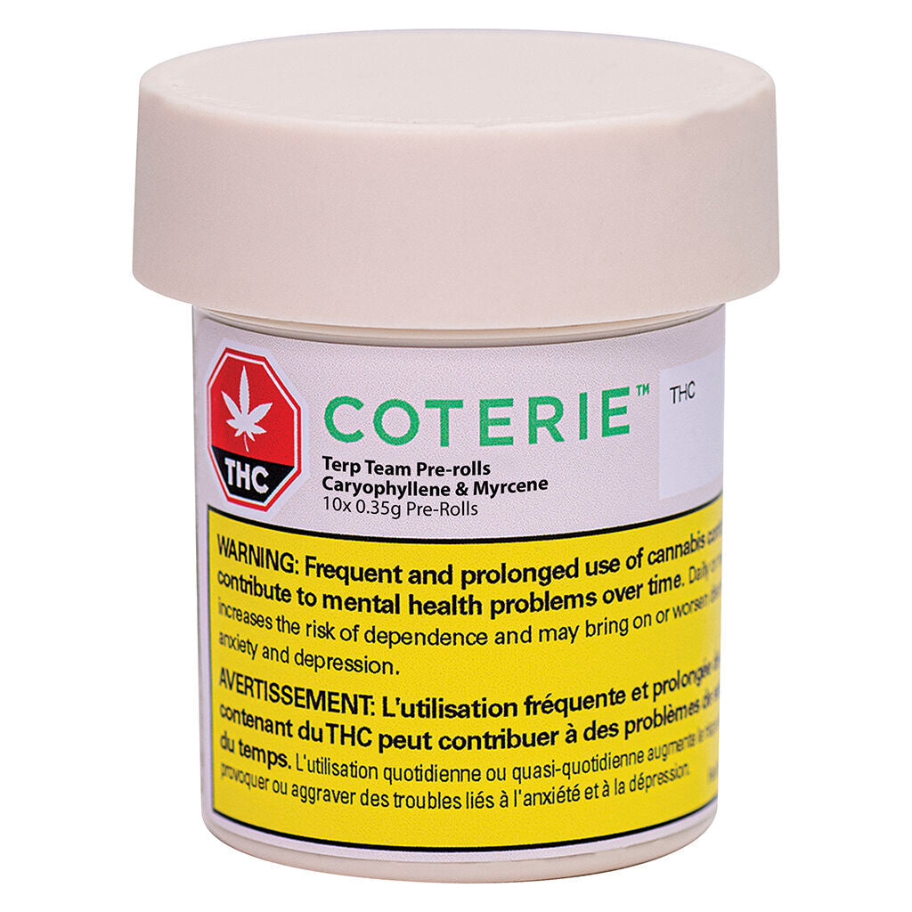 Terp Team Pre-roll – Caryophyllene & Myrcene - 