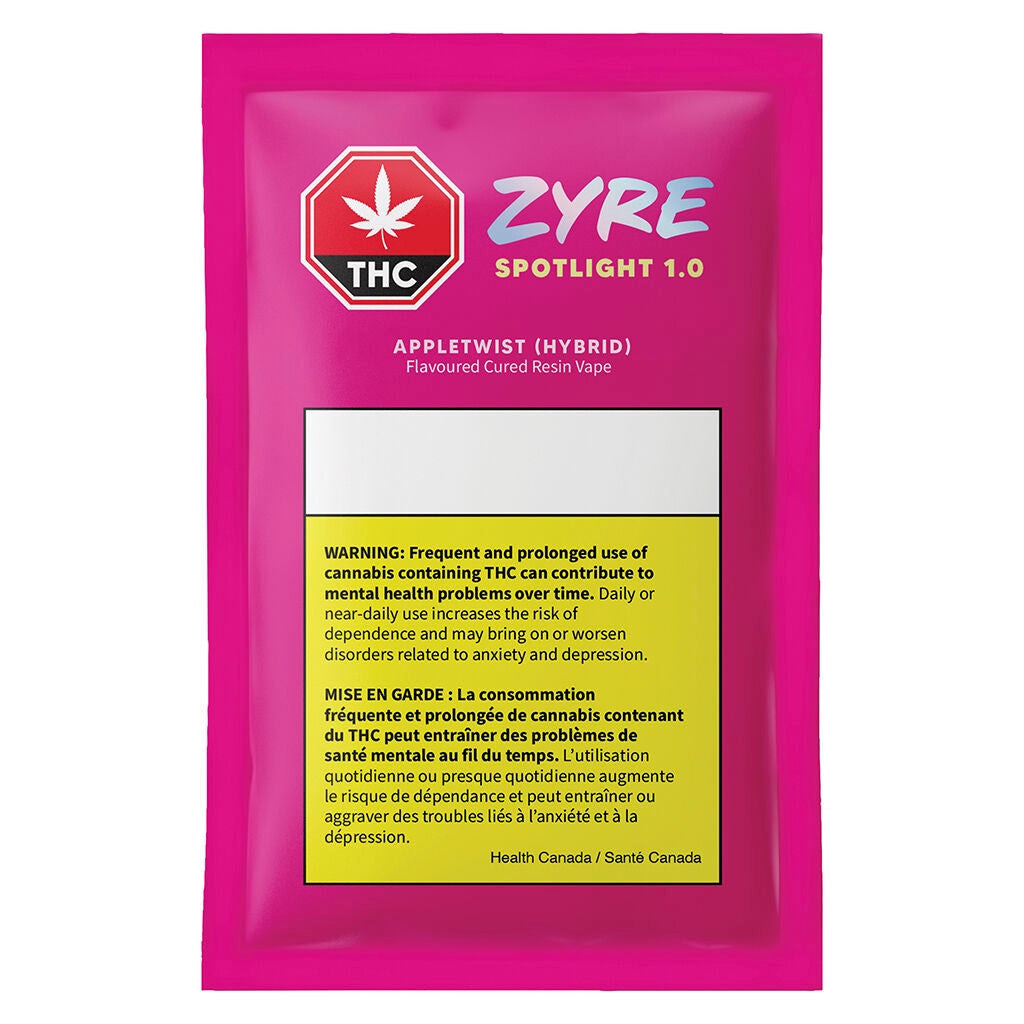 Spotlight 1.0 - Appletwist Cured Resin 510 Cartridge - 