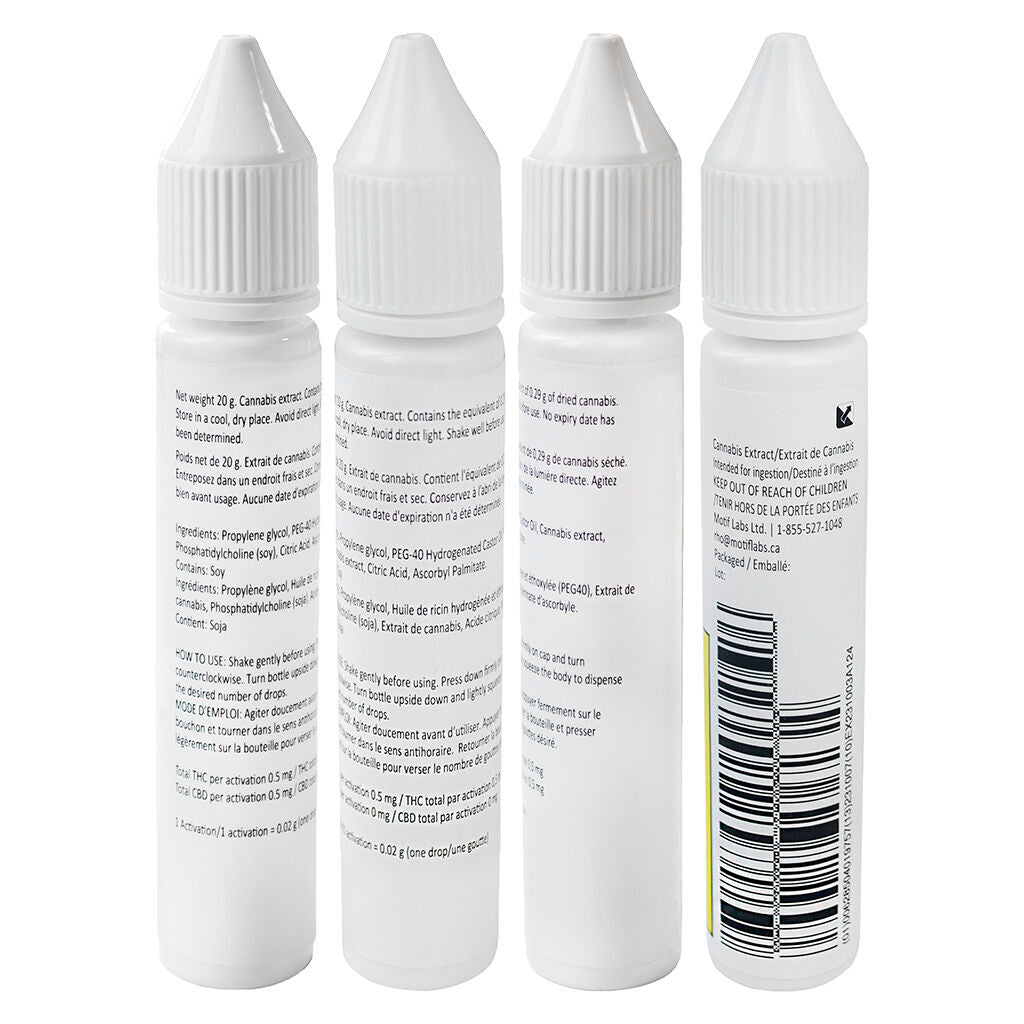 Nano goutte équilibrée 25:25 THC:CBD - 