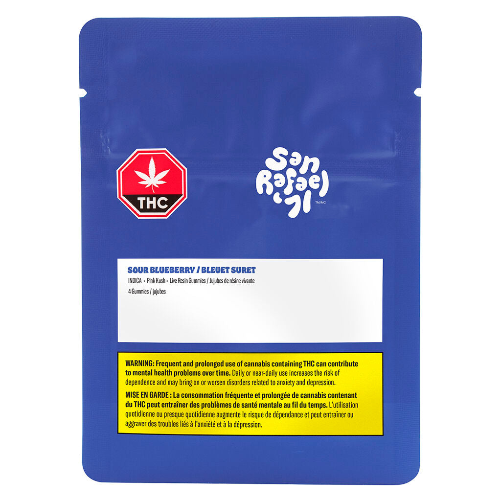 Gélifiés de résines vivantes Sour Blueberry - 