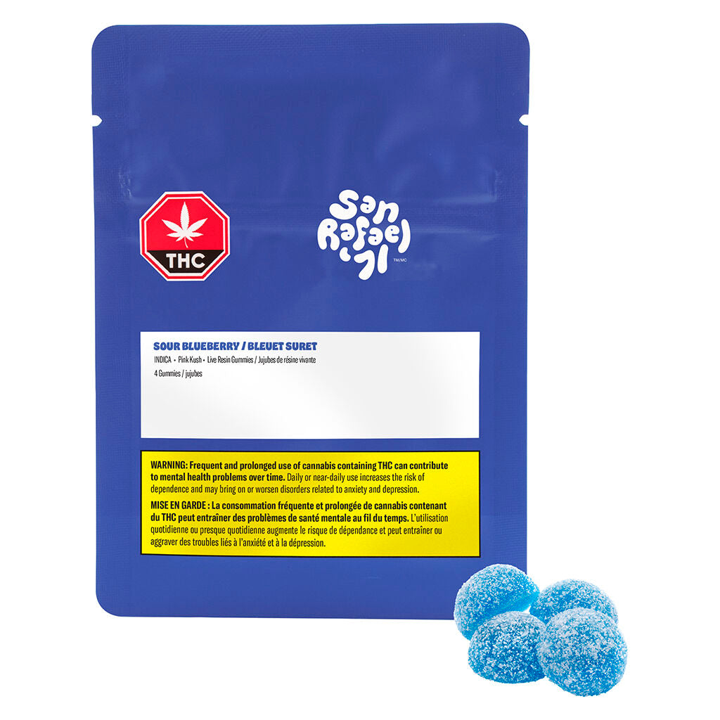 Gélifiés de résines vivantes Sour Blueberry - 