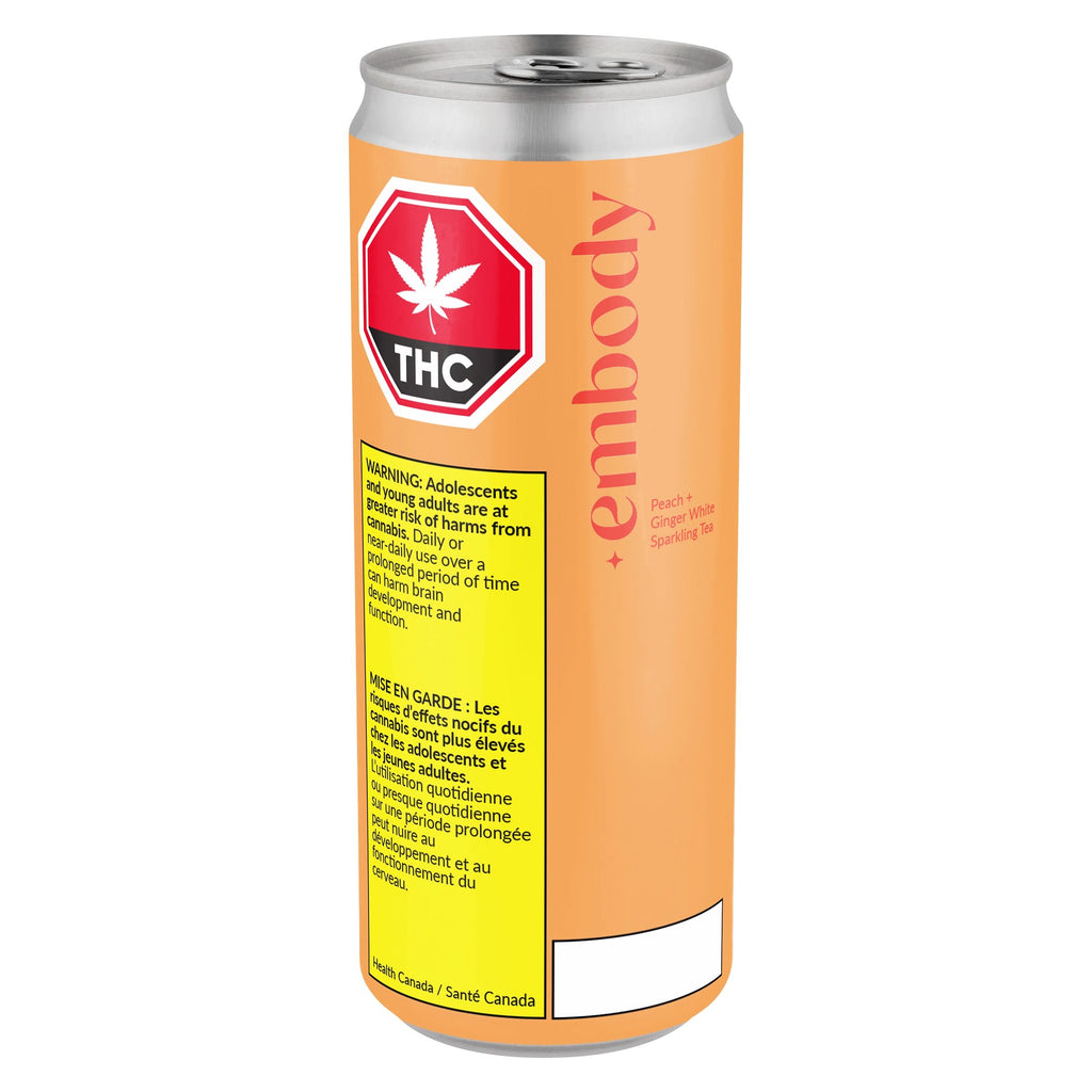 Peach + Ginger White Sparkling Tea - 