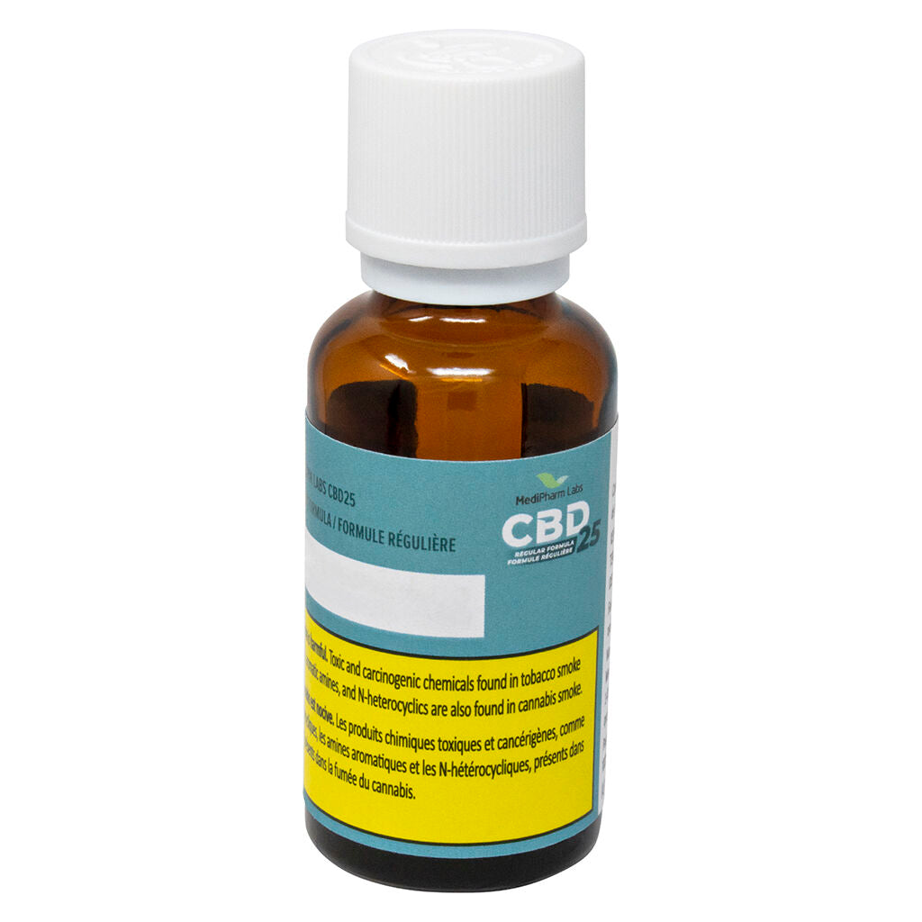 Huile CBD25 à formule régulière - 