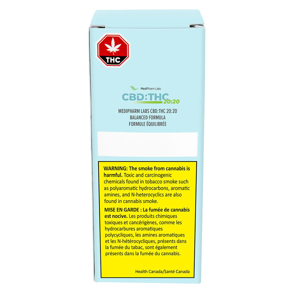 CBD:THC 20:20 Formule équilibrée - 