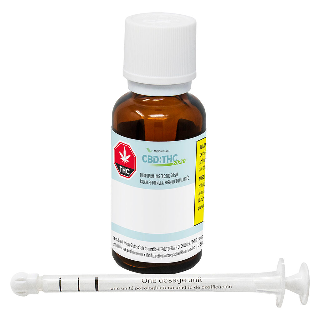 CBD:THC 20:20 Formule équilibrée - 