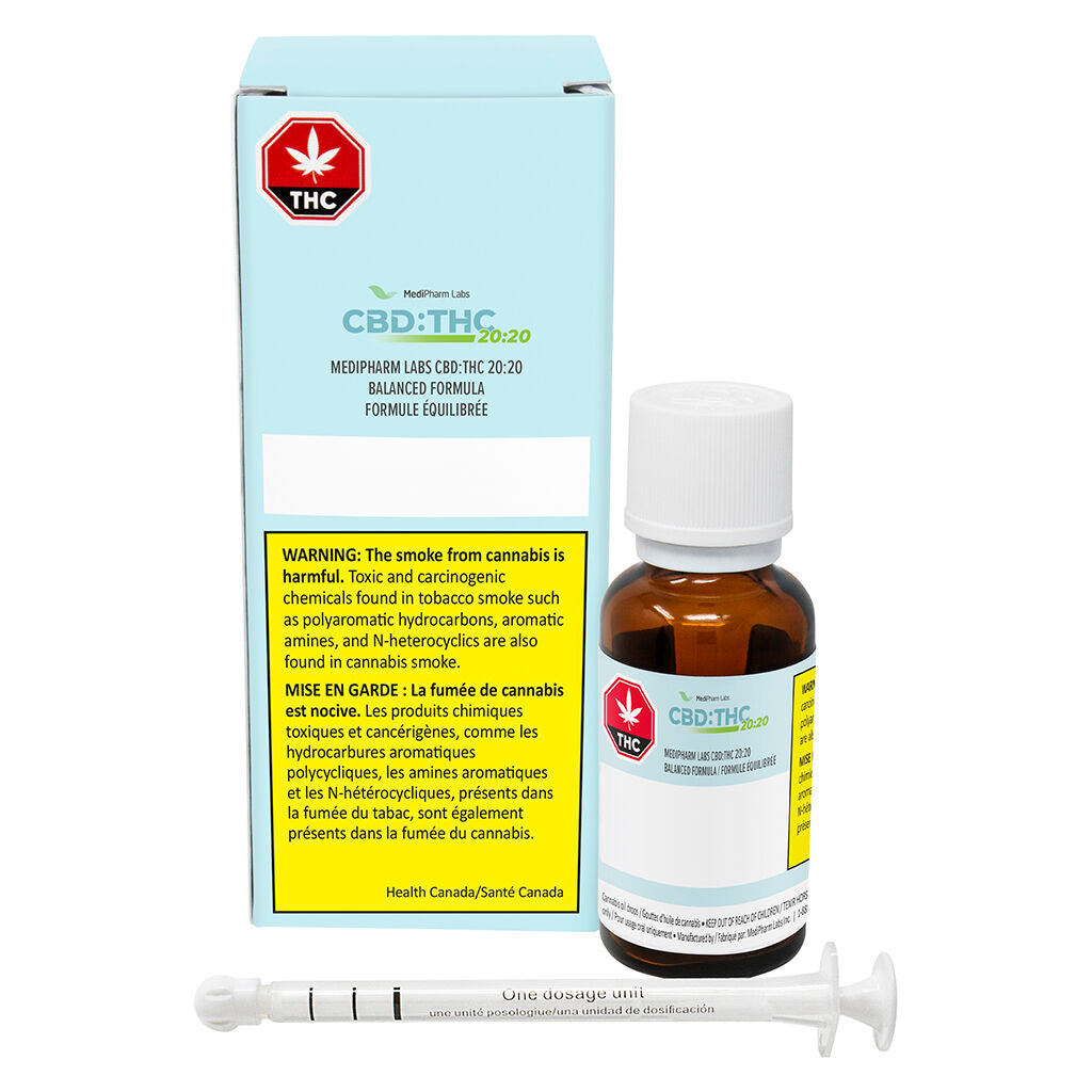 CBD:THC 20:20 Formule équilibrée - 