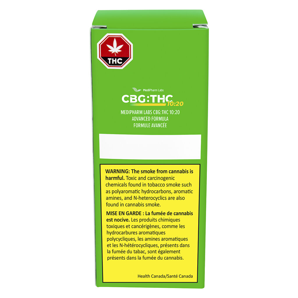 CBG:THC 10:20 Formule avancée - 