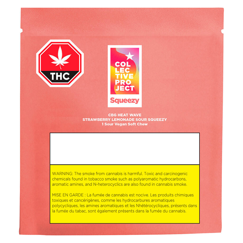 CBG Heat Wave (limonade à la fraise) Sour Squeezy - 