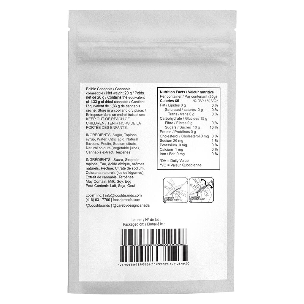 Mango Raspberry Relax 10:1 Vegan Soft Chews - 