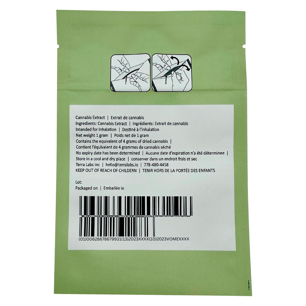 Cartouche à filetage 510 Juicy Fruit OG Pure Résine vivante - 