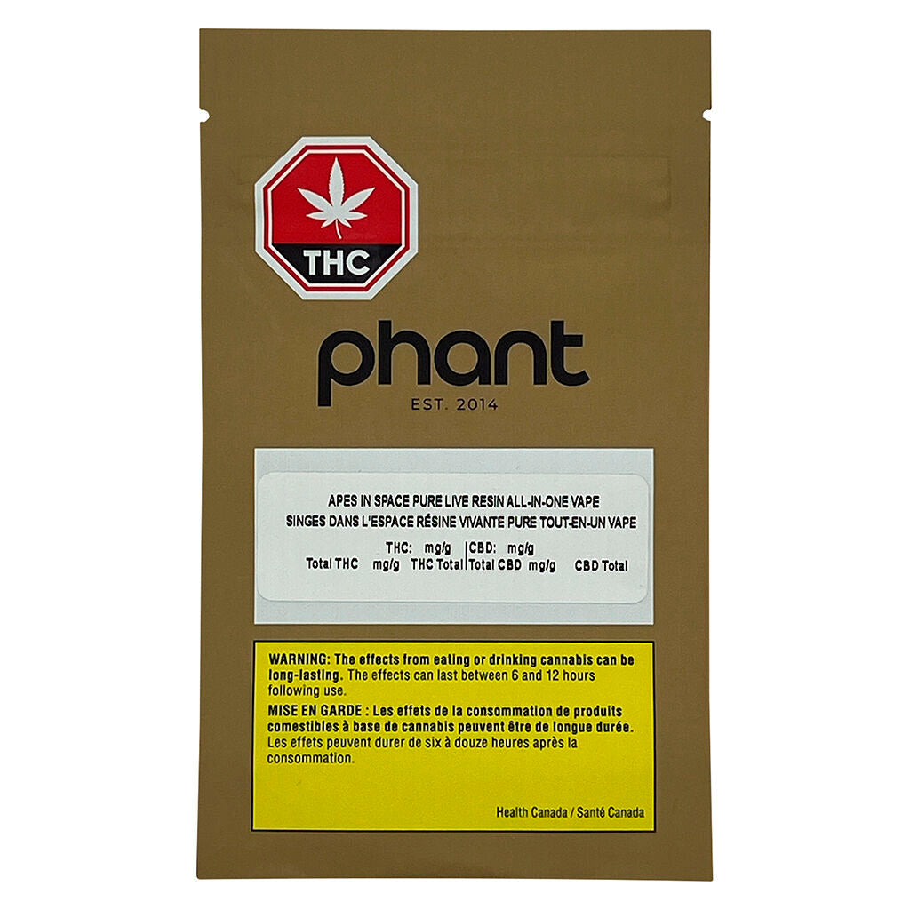 Vapoteuse Apes in Spacede résine vivante pure AIO - 