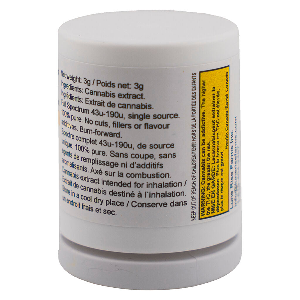 Haschich à l'eau équilibré 2:1 CBD/THC Lemon Zest - 