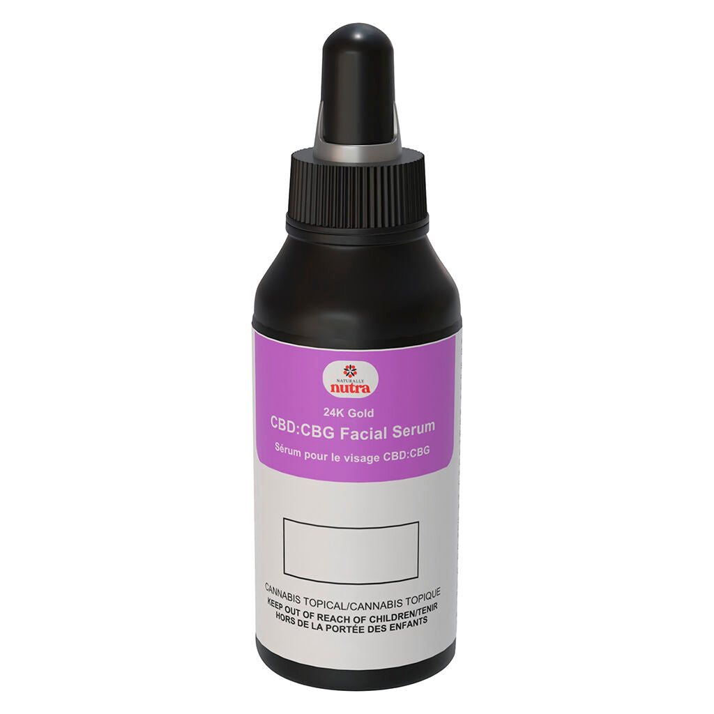 24k Gold CBD:cbg Facial Serum - 