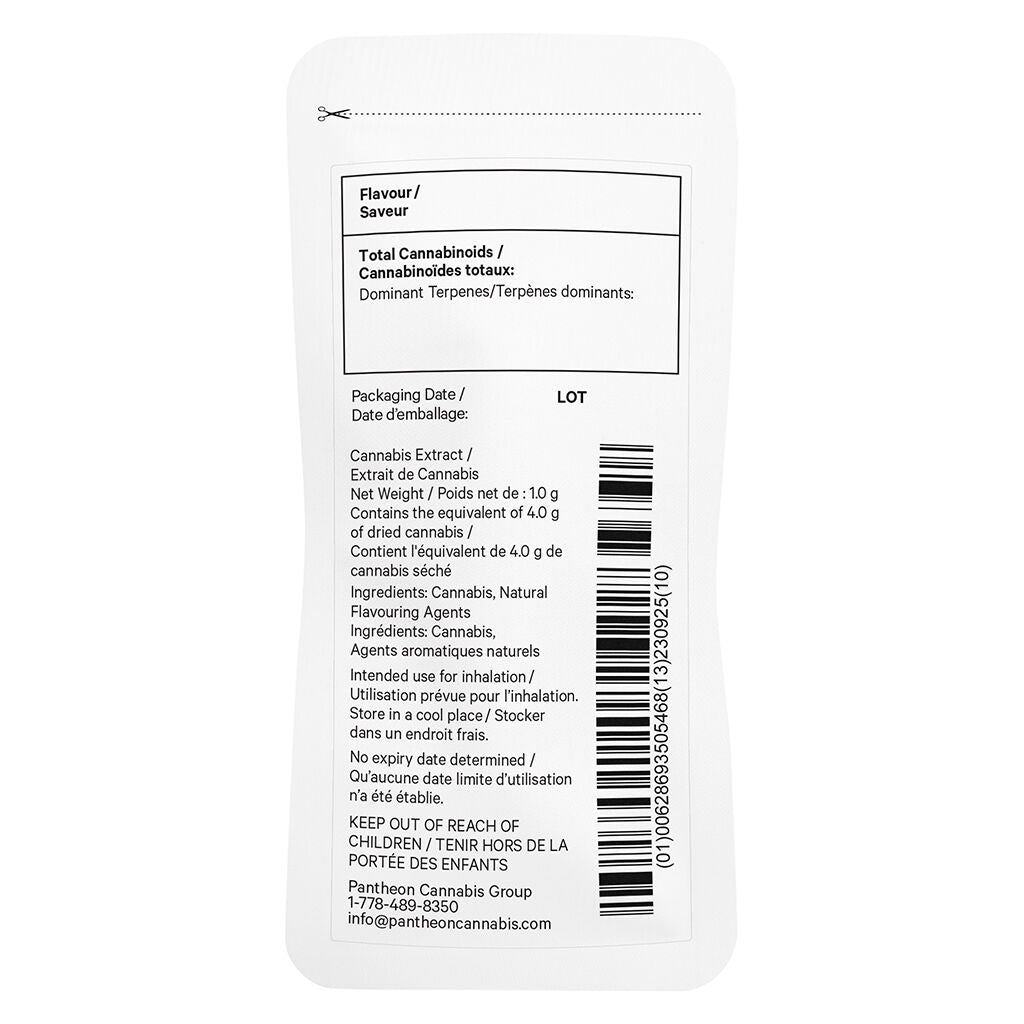 Cartouche à filetage 510 Raspberry Peach  résine durcie - 