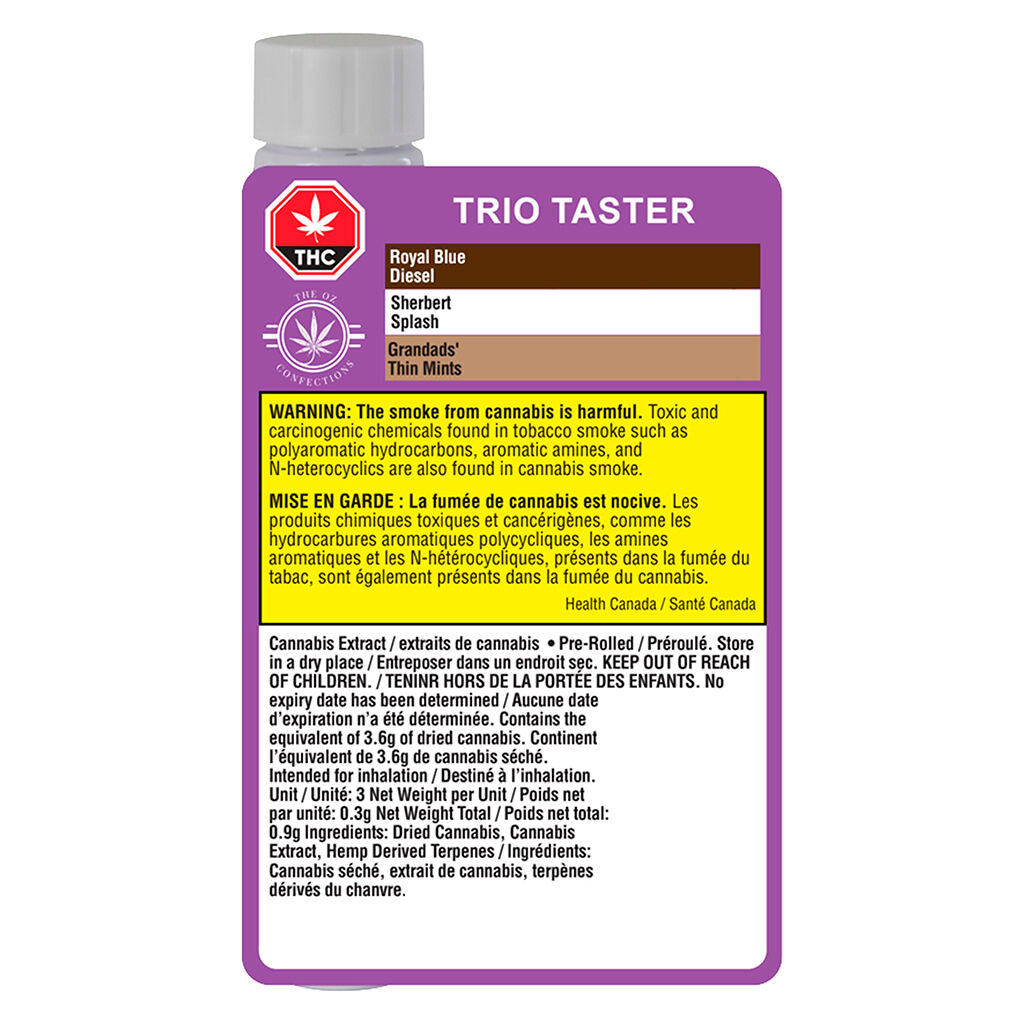 Préroulé infusé Trio Taster - 