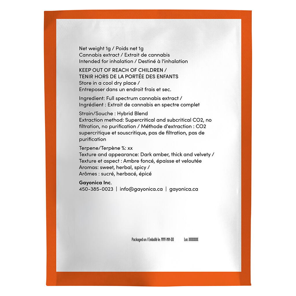 Extrait à spectre complet - 