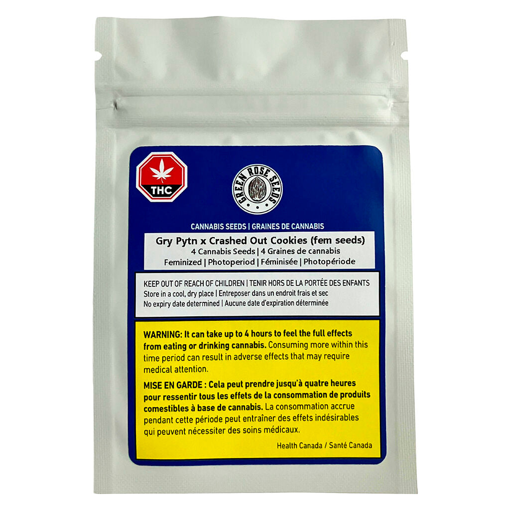 Gry Pytn X Crashed Out Cookies (fem Seeds) - 
