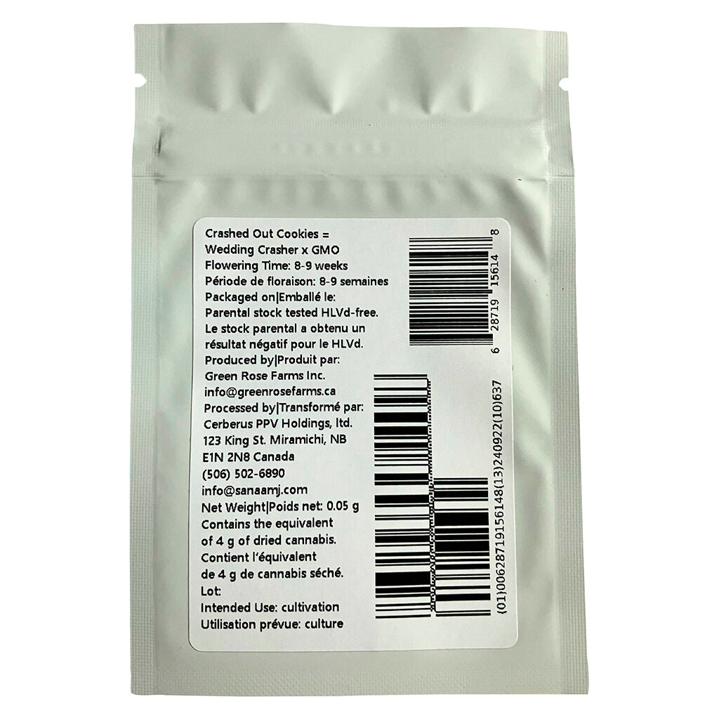 Gry Pytn X Crashed Out Cookies (fem Seeds) - 