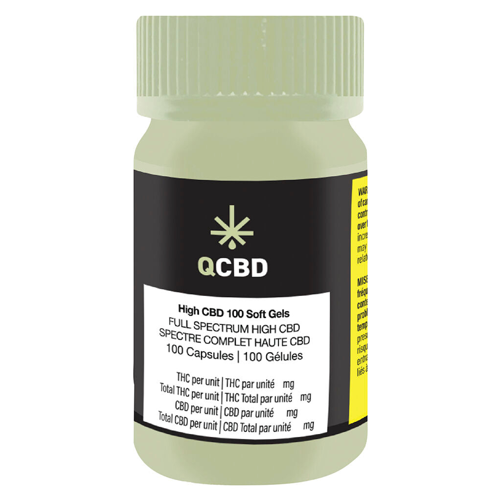 Capsules molles haute teneur en CBD 100 - 