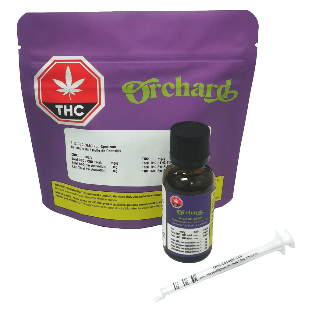 THC:CBD 30:60 Full Cannabinoid Spectrum Oil - 