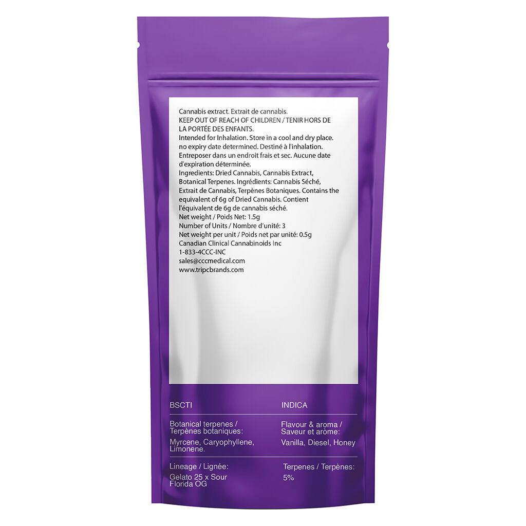 Préroulés infusés à l’Indica BSCTI - 