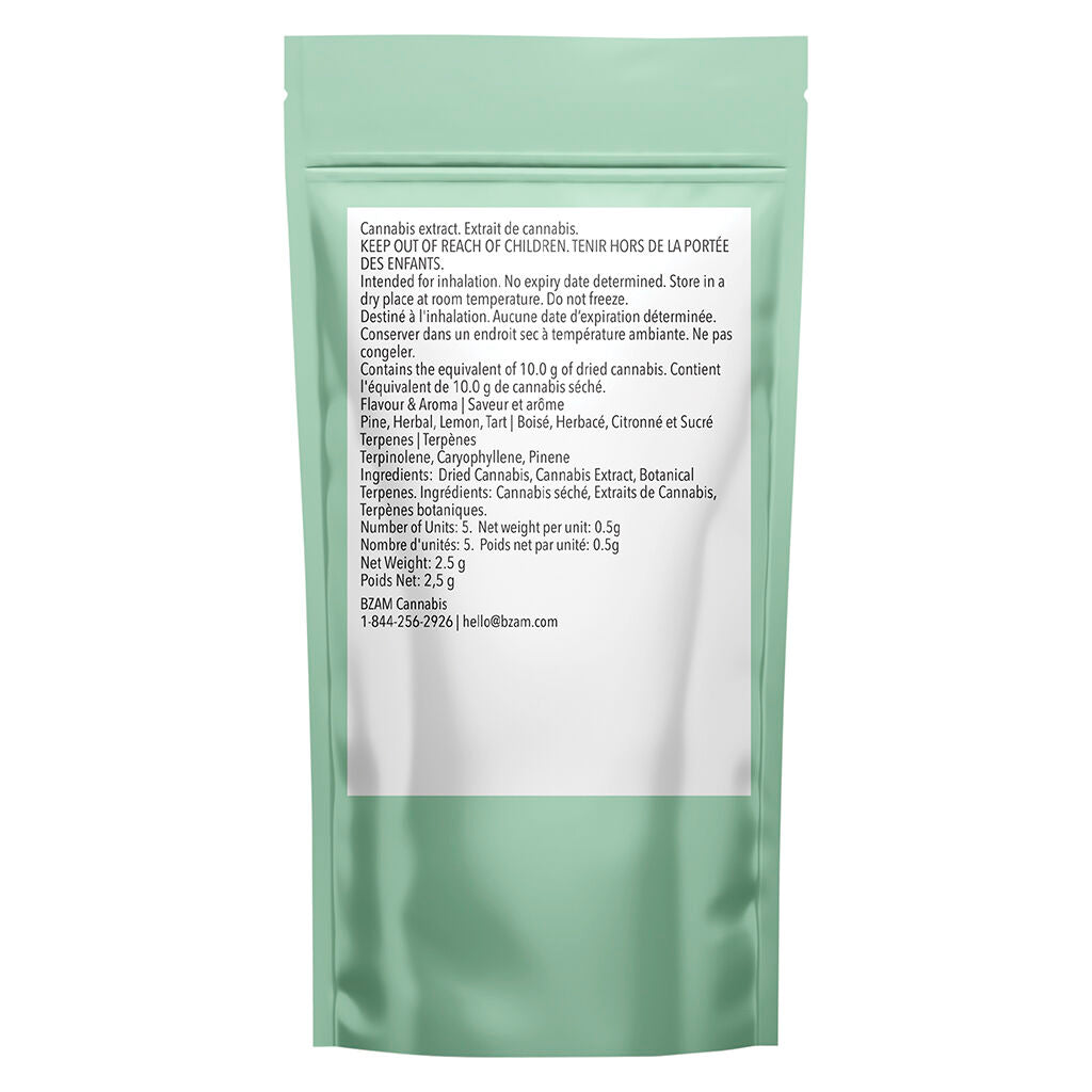 Pré-rouleau infusé Sativa Jack Herer Pack - 