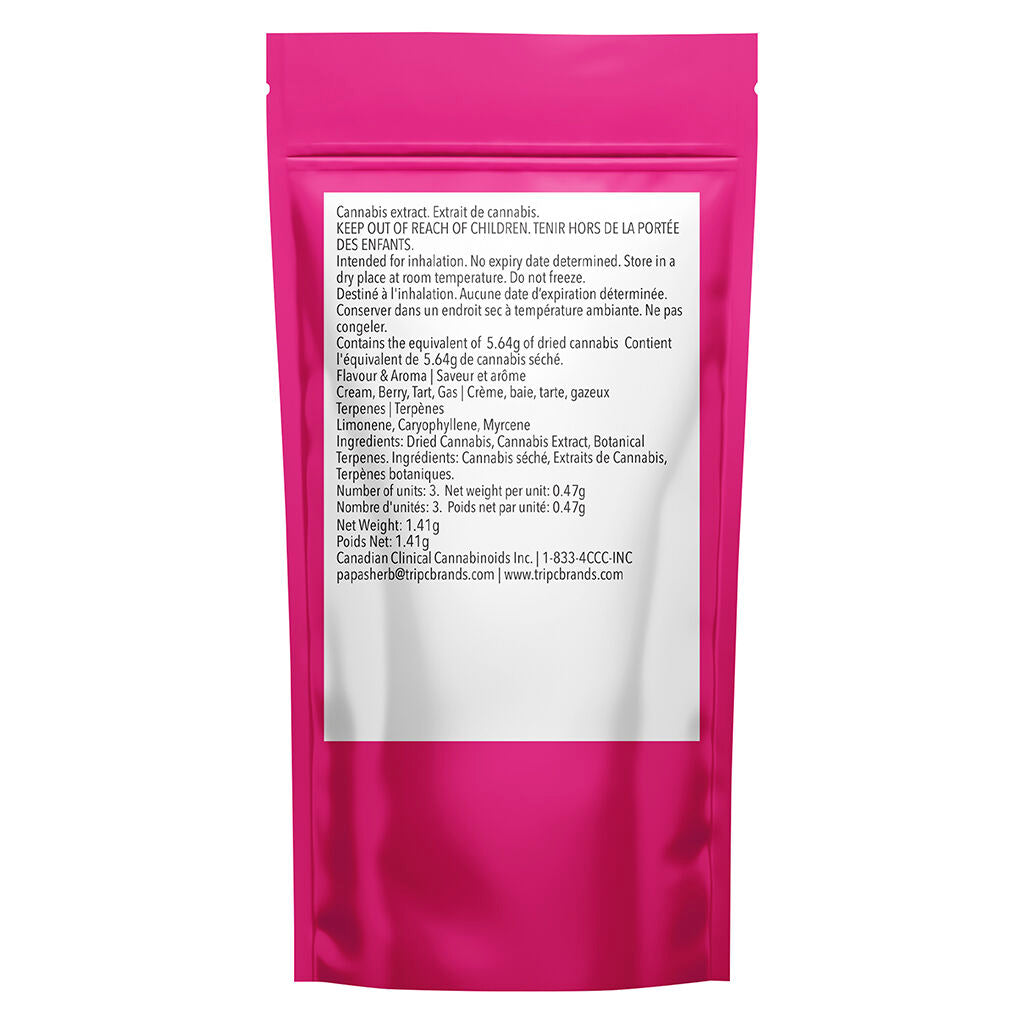 Paquet de préroulés à triple infusion Tropical - 