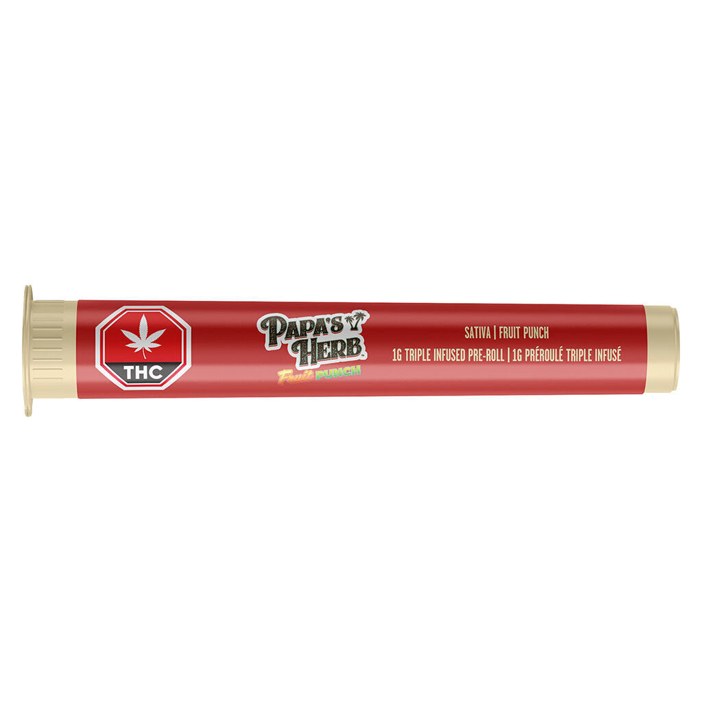Préroulés  triplement infusés Sativa Fruit Punch T - 