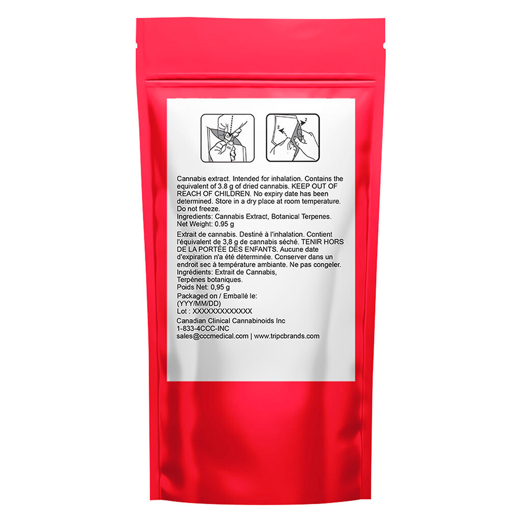Vapoteuse jetable au diamant Indica Strawberry Gshers Saucy - 