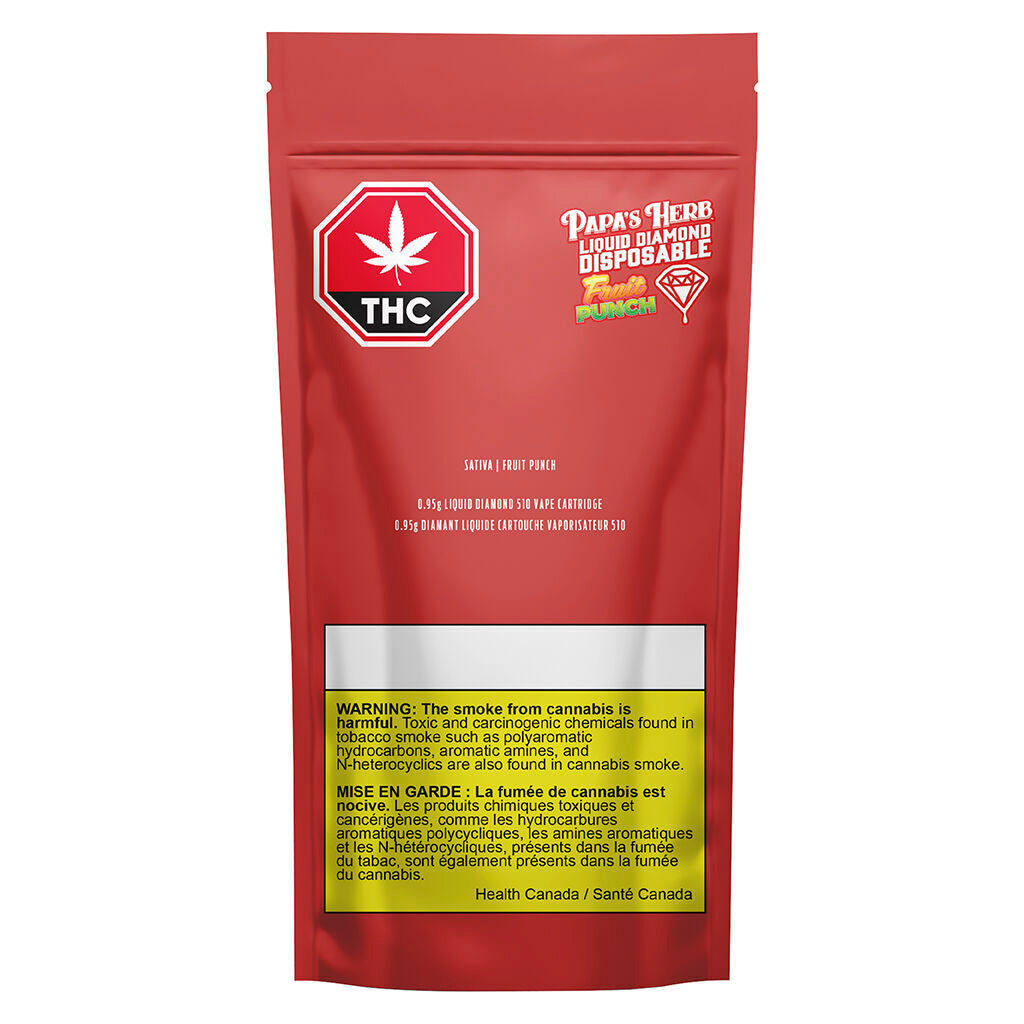 Cartouche à filetage 510 Sativa Fruit Punch Liquid Diamond - 