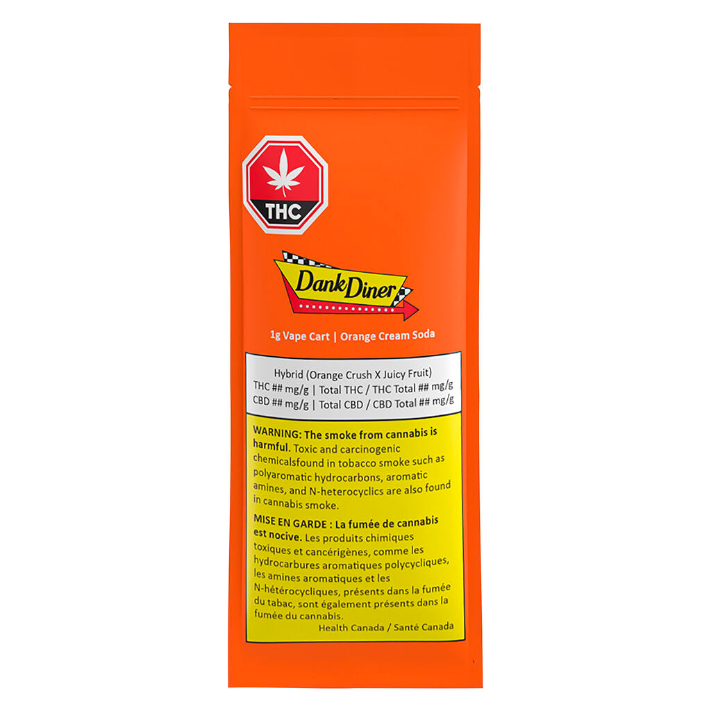 Cartouche à filetage 510 Orange Cream Soda - 