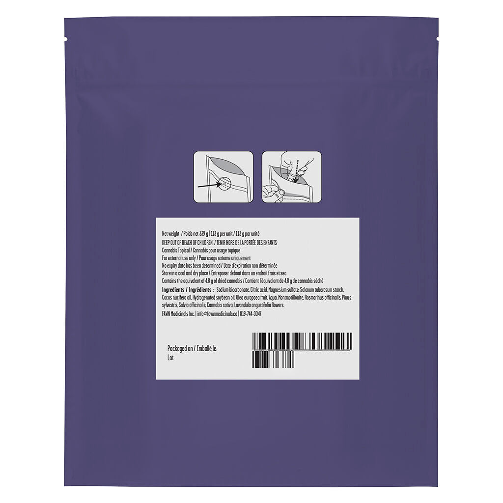 Bombes de bain Four Rivers au CBD, CBG, CBN et THC - 