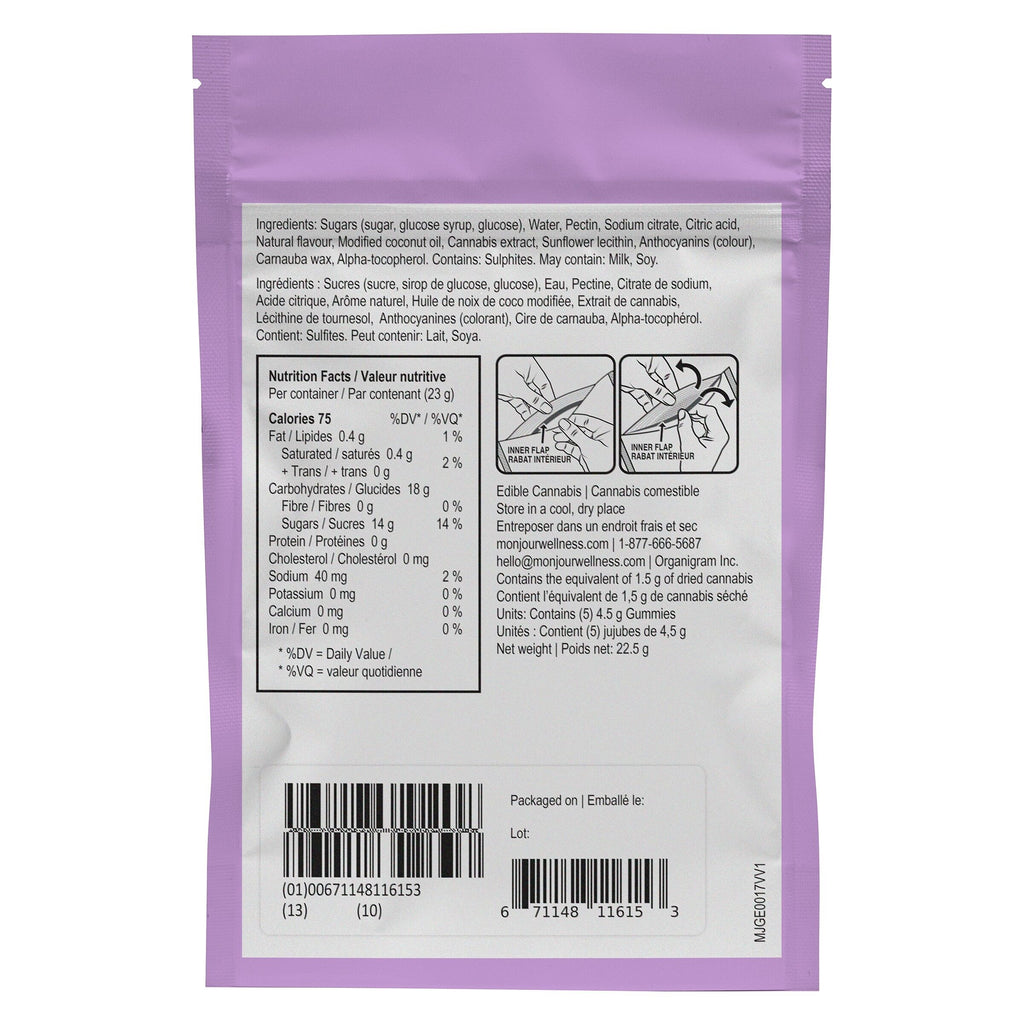 Assortiment de gélifié CBD Berry Good Day - 