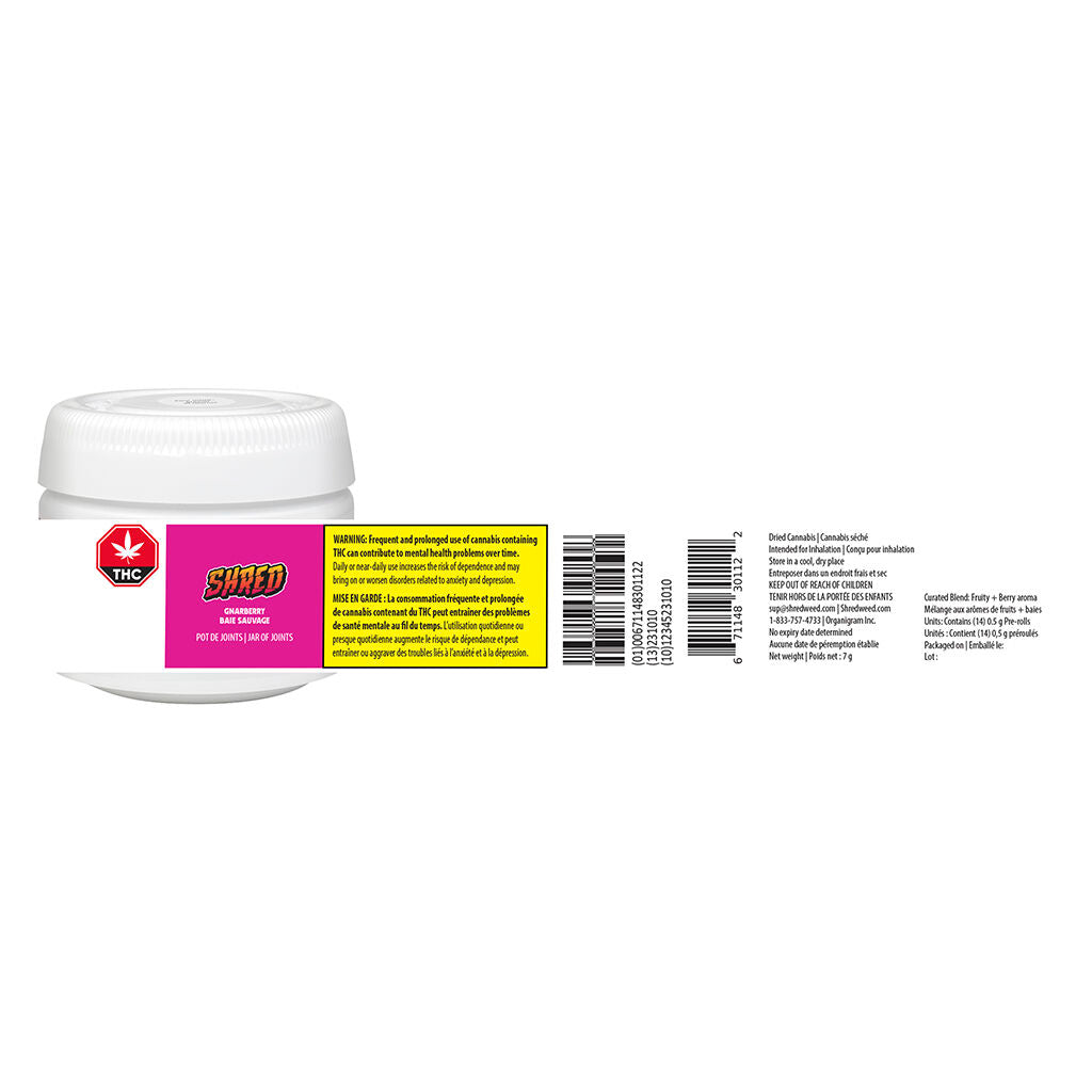 Préroulés de Gnarberry J’s - 