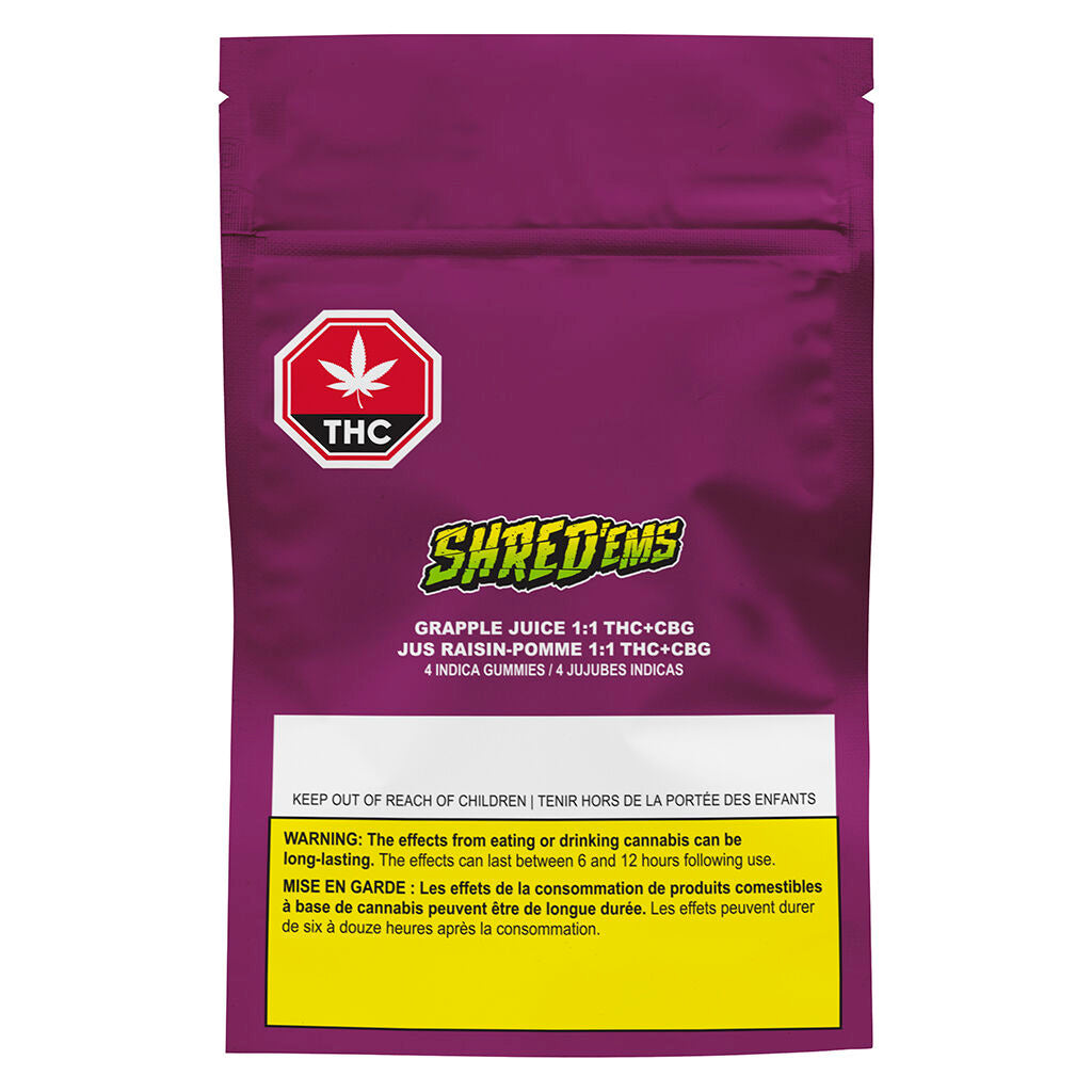 Grapple Juice 1:1 THC:CBG Soft Chews - 